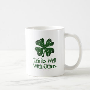 Taza de café divertida del día de San Patricio tré