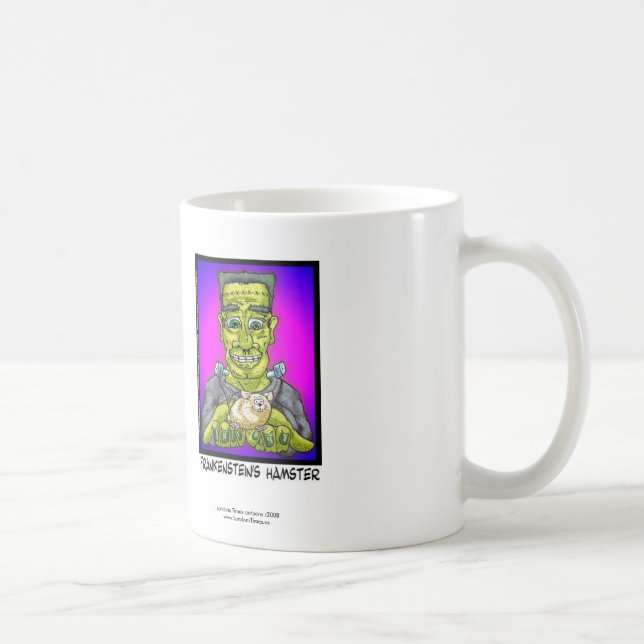 Taza de Café Divertida del Hámster de Frankenstein (Derecha)