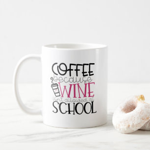 Taza de café divertida del profesor