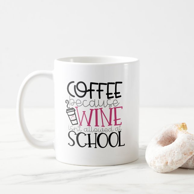Taza de café divertida del profesor (Con donut)