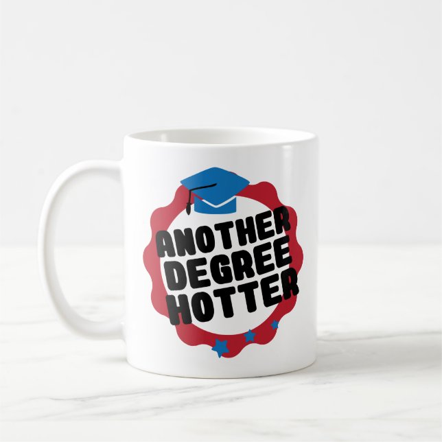 Taza de café divertida del regalo de la graduación (Izquierda)