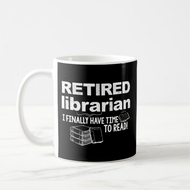 Taza de café divertida del regalo del retiro del (Izquierda)