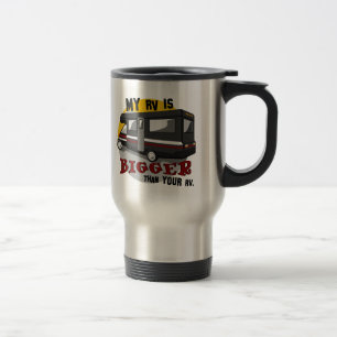 Taza de café divertida del viaje de rv