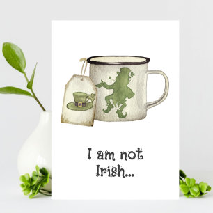 Taza de café divertida duende Tarjeta del día de S