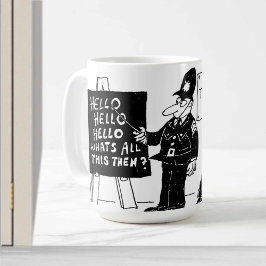 Taza De Café Divertida Escuela de Formación de la Policía del R