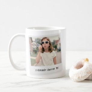 Taza De Café Divertida Foto Personalizada Retro 