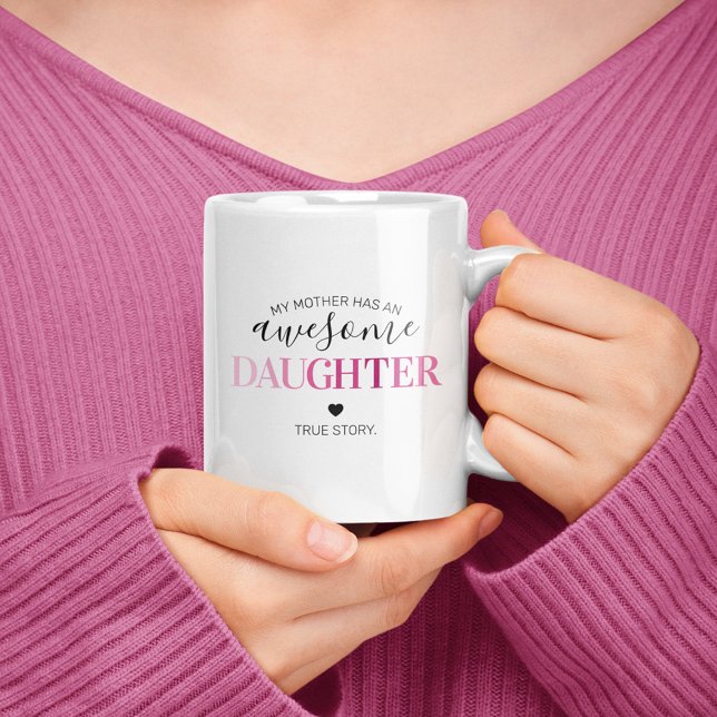 Taza De Café Divertida hija madre (Subido por el creador)