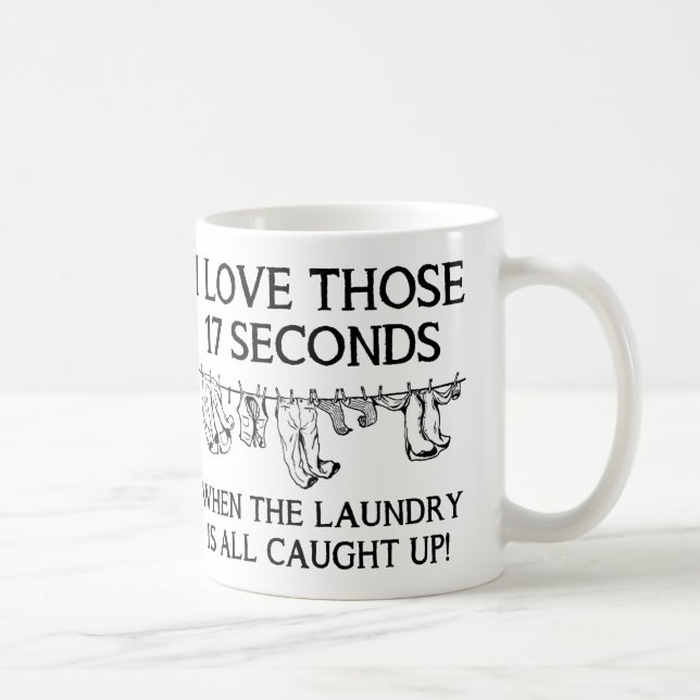 Taza De Café Divertida Limpieza De Casa Día De Lav (Derecha)