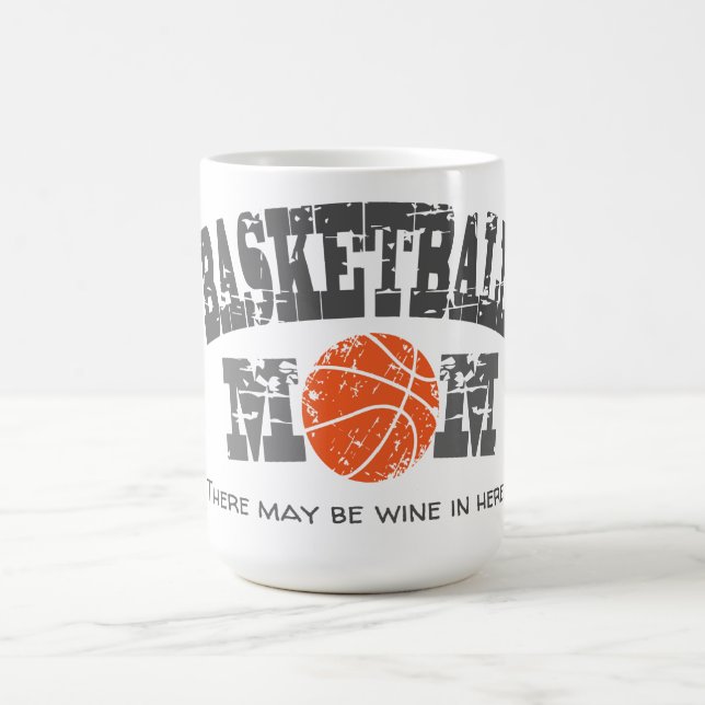 Taza De Café Divertida madre de baloncesto (Centro)