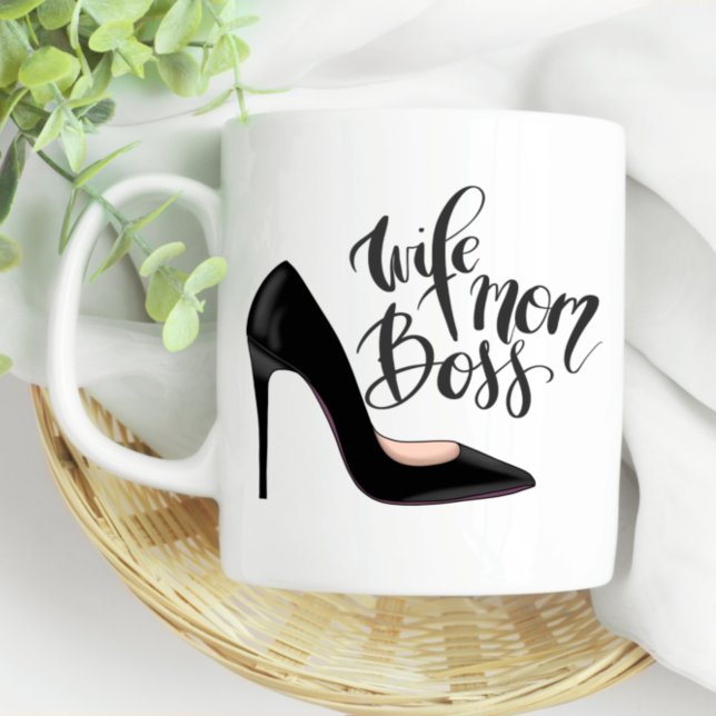 Taza De Café Divertida Mamá Boss Esposa Mamá Boss (Subido por el creador)