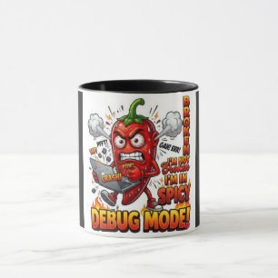 Taza De Café Divertida Modo Depuración Regalo De