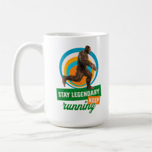 Taza De Café Divertida Motivación para Correr de Bigfoot