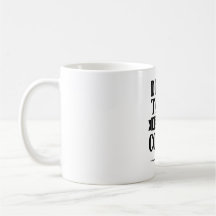Taza de café divertida No hables antes del café