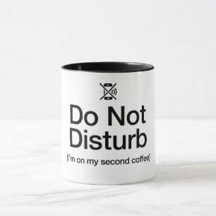 Taza de café divertida 'No molestar'-Taza sarcásti