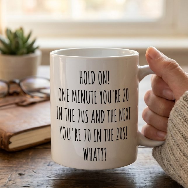 Taza de café divertida nostalgia feliz cumpleaños  (Subido por el creador)
