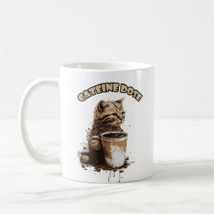 Taza de café divertida para amantes de los gatos