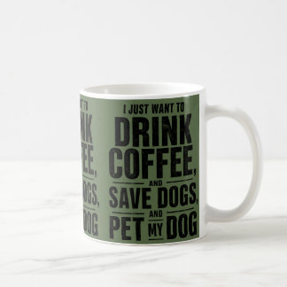 Taza de café divertida para amantes de los perros