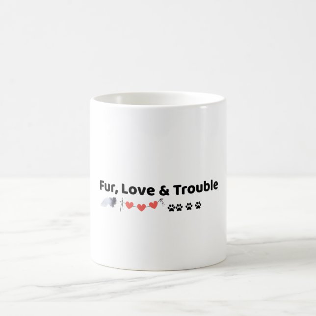 Taza de café divertida para amantes de mascotas co (Centro)