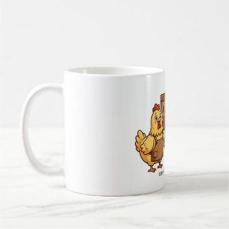 Taza de café divertida para criadores de pollos de