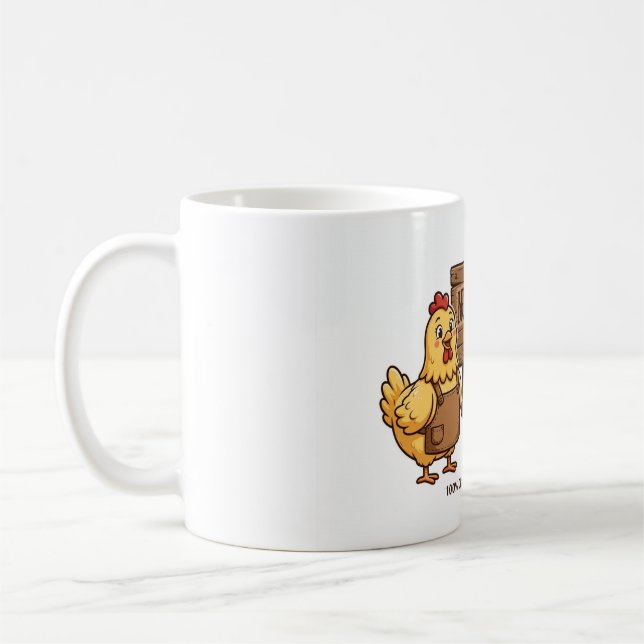 Taza de café divertida para criadores de pollos de (Izquierda)