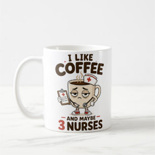 Taza De Café Divertida Para Enfermeras Regalo Para