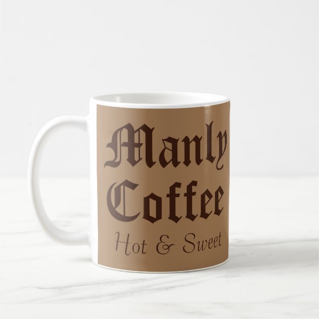 Taza De Café Divertida Para Hombres Machos (Izquierda)