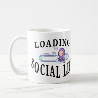 Taza de café divertida para introvertidos - Cargan
