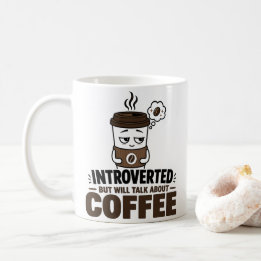Taza de café divertida para introvertidos regalo d