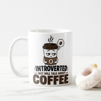 Taza de café divertida para introvertidos regalo d