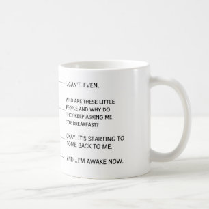 Taza de café divertida para la mamá o el papá