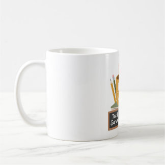 Taza de café divertida para maestros — "Enseñar. R