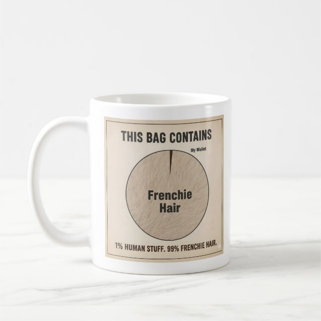 Taza de café divertida para mamá de perro con gráf (Izquierda)