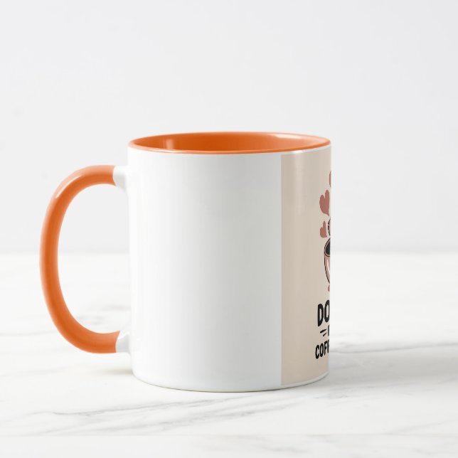 Taza de café divertida para mamá de perro — "Impul (Izquierda)