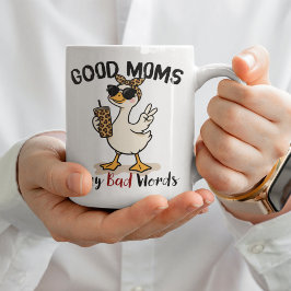 Taza De Café Divertida Para Mamá Ganso Buenas Madr