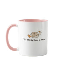 Taza de café divertida para mamá Sobrecargada de m