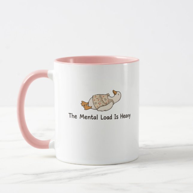 Taza de café divertida para mamá Sobrecargada de m (Izquierda)