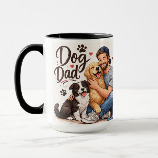 Taza de café divertida para papá perro – Regalo pe