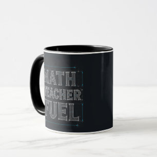 Taza de café divertida para profesor de matemática