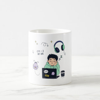Taza de café divertida para programadores de códig