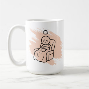 Taza de café divertida personalizada para fibromia