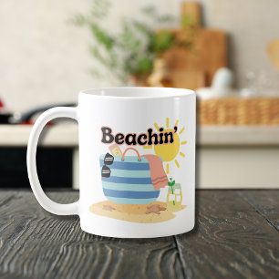 Taza De Café Divertida playa