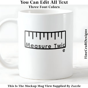 Taza De Café Divertida Regla / Cinta Para Decoupage Artist 065 