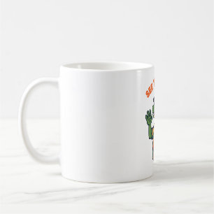 Taza de café divertida retro de caimán Hasta luego