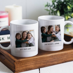 Taza De Café Divertida Retro Mejor Mamá Personalizada 2 Fotos