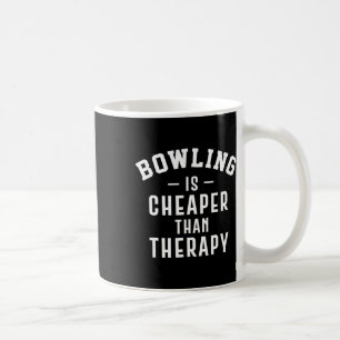 Taza De Café Divertida Terapia de Bowling - Regalo de bolos