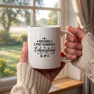 Taza De Café Divertida Vida De Mamá