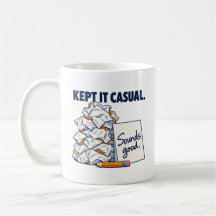 Taza De Café Divertida Y Casual Para Los Que Sobre