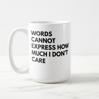 Taza de café divertida y sarcástica para trabajado