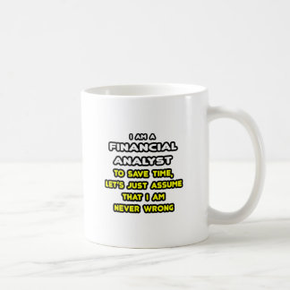Taza De Café Divertidas camisetas de analistas financieros