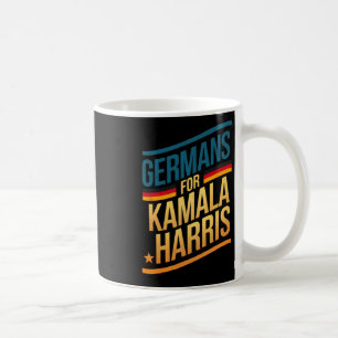 Taza De Café Divertidas damas alemanas por el voto de Kamala Ha